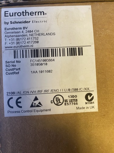 Eurotherm 2108i temperature - eurotherm,